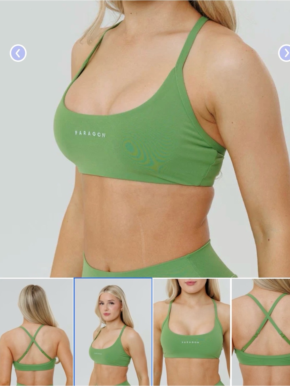 NWT Limitless Crossback Sports Bra -Kiwi 🥝